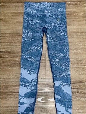 Gymshark | Gymshark Blue Patterned Leggings